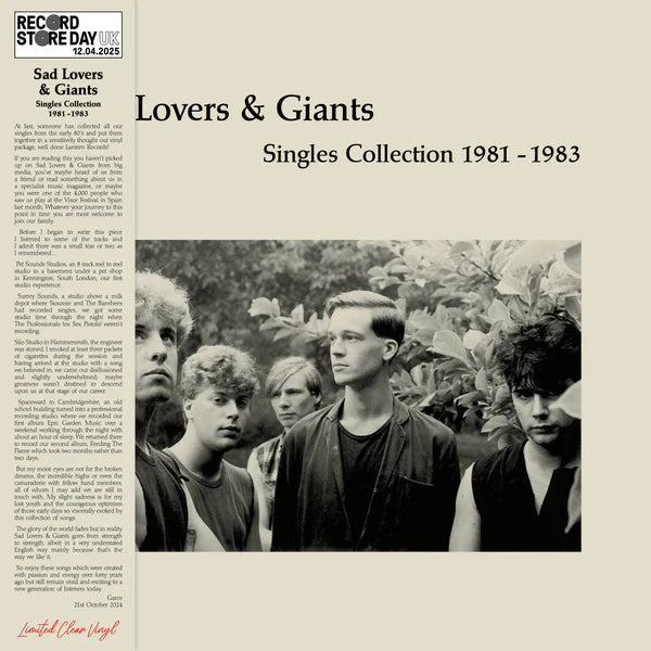 Sad Lovers & Giants | Singles collection 1981-1983 (RSD 2025)